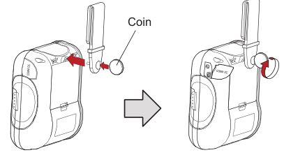 Star SM-T300, SM-T301, SMT302 Mobile Printer - Attach the belt clip as below