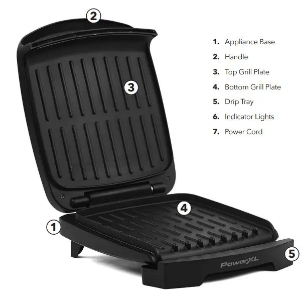 TRISTAR TXG-603 Contact Grill Plus Owner’s Manual - Parts & Accessories