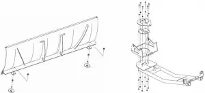 Attaching the Snow Blade