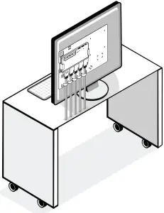Belkin-Secure-Modular-KVM/KM-Switch-VESA-Mounting-Bracket-Pre-Installation