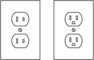Outlets for 2-prong plug