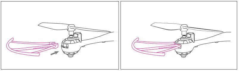 Tevo shox recon User Manual - Installing blade protectors