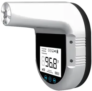 THERMCO PRODUCTS ACCD0974IR Hands-Free Wall Mount Automat Forehead IR Thermometer with Alarm