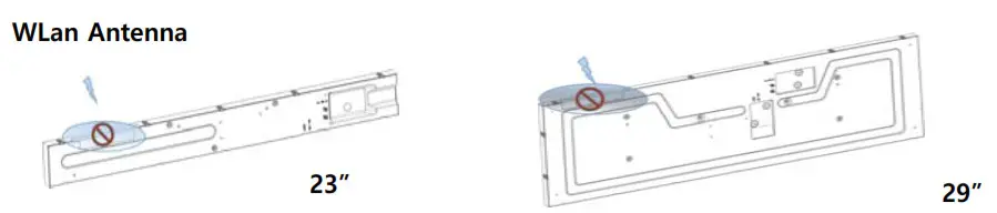 SOLUM WA23FO012W0 IT LCD Stripe Display- WLanAntenna
