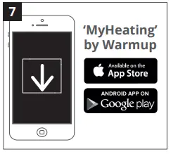Warmup RSWNA Programmable WIFI Thermostat with without GFCI - fig 2