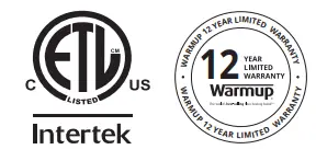 Warmup RSWNA Programmable WIFI Thermostat with without GFCI - icon