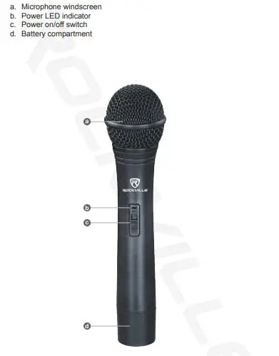 ROCKVILLE WIRELESS MICROPHONE - Microphones