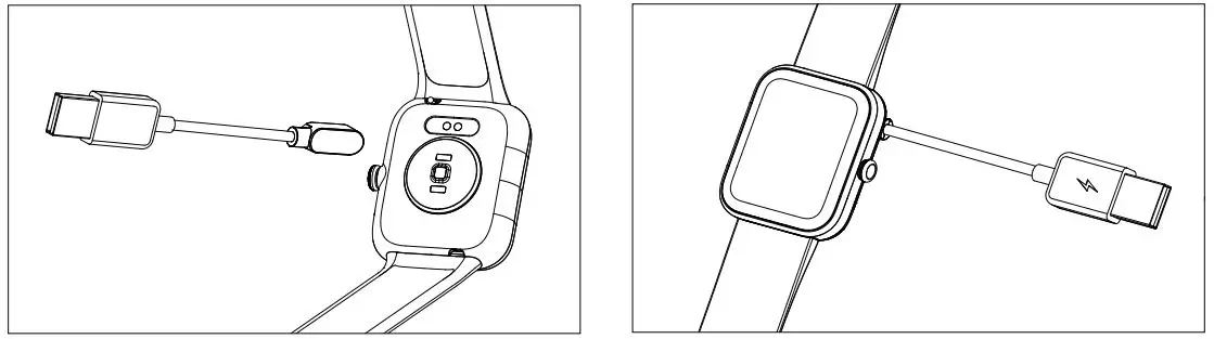 Shenzhen Do Intelligent Technology ID207 Mini Smart Watch - Turning on