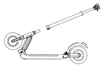 EVERCROSS E1 Portable Electric Scoorter fig 2