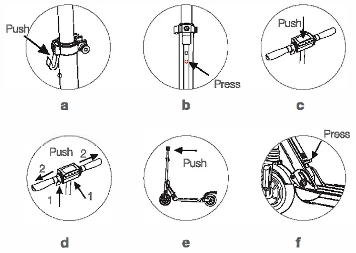 EVERCROSS E1 Portable Electric Scoorter fig 7