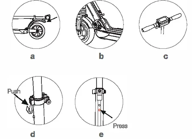 EVERCROSS E1 Portable Electric Scoorter fig 8