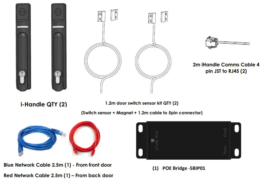 Logical Infrastructure LIHS1002 Intelligent Electronic Swing Handle- Handle