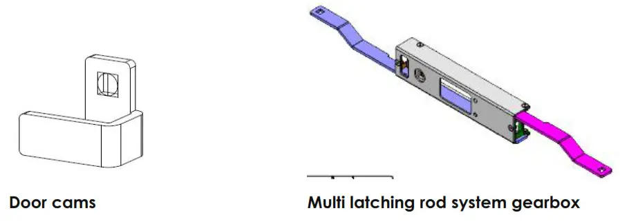 Logical Infrastructure LIHS1002 Intelligent Electronic Swing Handle- Optional extras