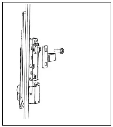 Logical Infrastructure LIHS1002 Intelligent Electronic Swing Handle- ack frame