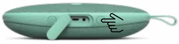 FRESH N REBEL 1RB6600IG BOLD X IPX7 Waterproof Portable Bluetooth Speaker - Bluetooth button