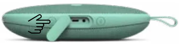 FRESH N REBEL 1RB6600IG BOLD X IPX7 Waterproof Portable Bluetooth Speaker - speaker on