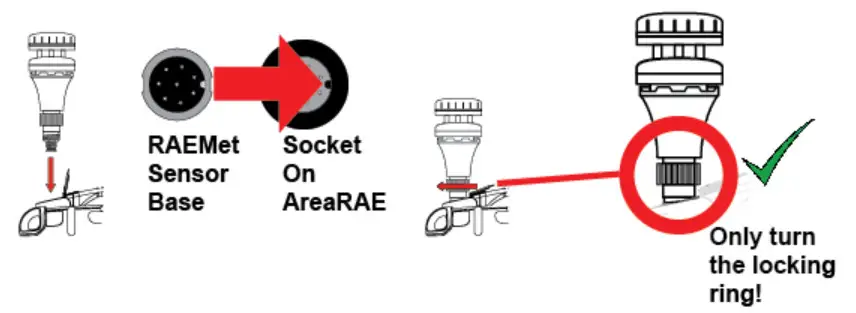 Honeywell AreaRAE Pro Portable Gas Monitor - Sensor