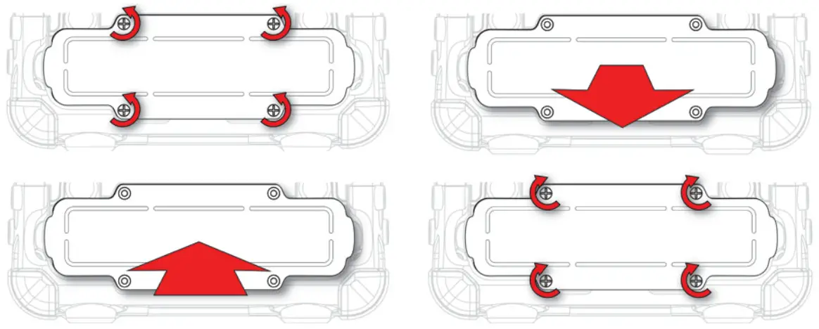 Honeywell AreaRAE Pro Portable Gas Monitor - tighten screws