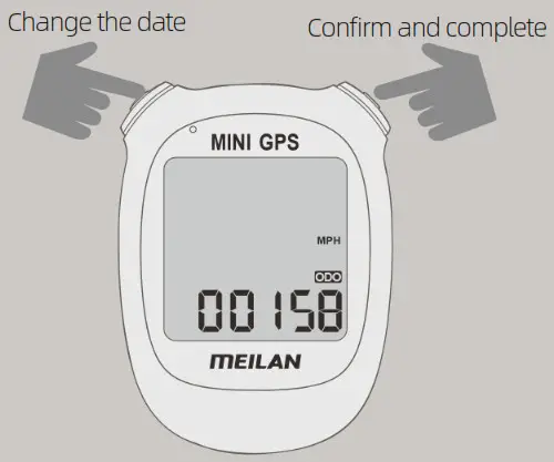 MEILAN M3 Mini GPS Bike Computer - Confirm and complete