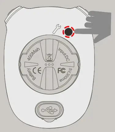 MEILAN M3 Mini GPS Bike Computer - Press setting