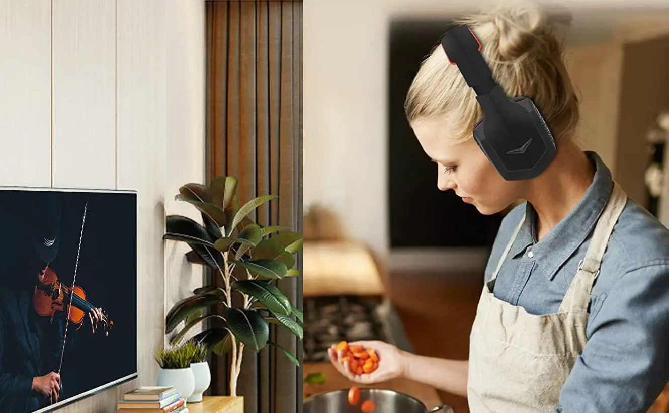 Wallarge W-hp001 2.4ghz Wireless Tv Headphones User Manual