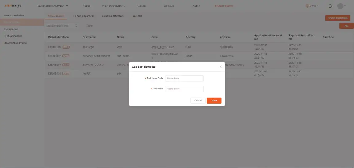 sunways Smart Plants Monitoring and Management Platform- Create 2