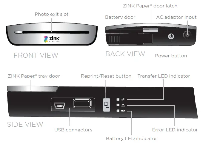 Polaroid Grey Label GL10 Instant Mobile Printer fig 2