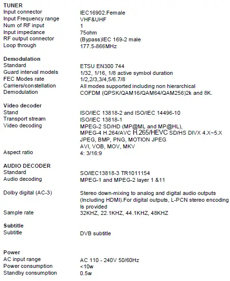 MAJESTIC-DEC -695T HD HD -Digital- Terrestrial -Receiver- fig 7
