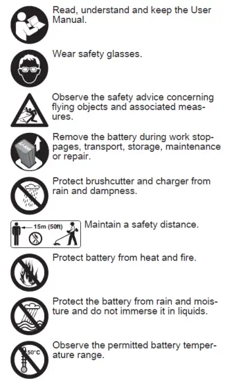 STIHL FSA 57 Lightweight Cordless Trimmer fig 4