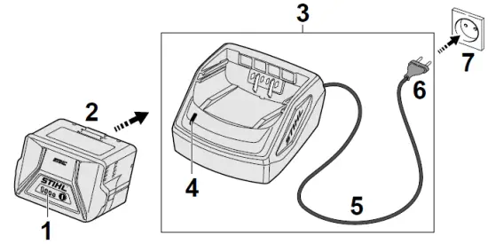 STIHL FSA 57 Lightweight Cordless Trimmer fig 6