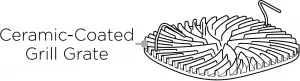 Grill Parts 1 - Ceramic-Coated Grill Grate