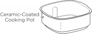 Grill Parts 3 - Ceramic-Coated Cooking Pot