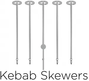 Grill Parts 7 - Kebab Skewers