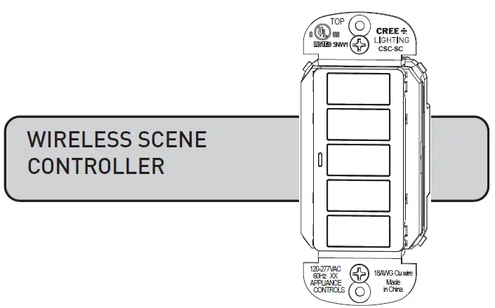 CREE LIGHTING V10 Wireless Scene Controller-1