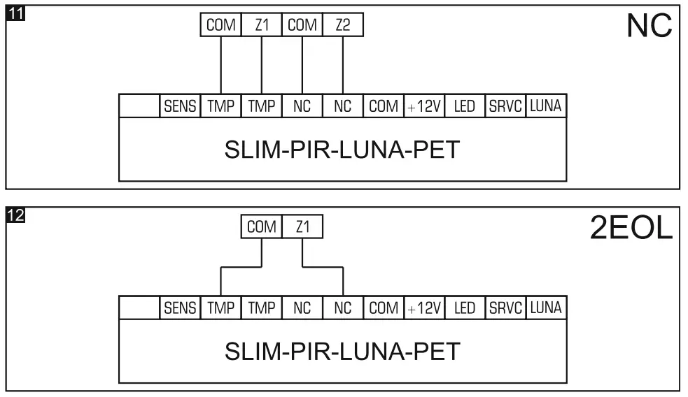 satel SLIM-PIR-LUNA-PET Digital-Fig9