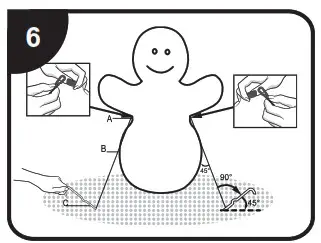 GEMMY B07H2RBY9Z Airblown Inflatable Colossal Christmas Snowman Lights Up NIB - 6