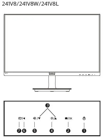 PHILIPS-241V8 V-Line-LCD-Monitor-fig-8