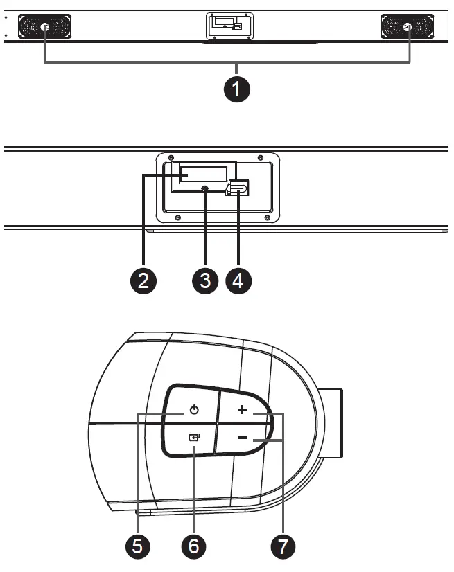SHARP HT-SBW202 2.1 Soundbar with Wireless Subwoofer 03
