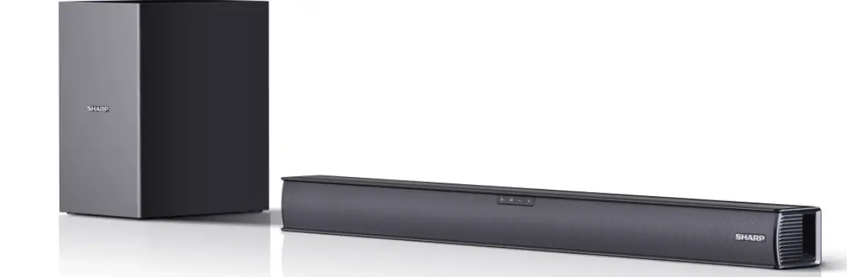 Sharp Ht-sbw202 2.1 Soundbar With Wireless Subwoofer User Manual
