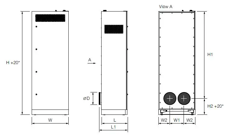 BLAUBERG CIVIC EC LB 300 Single-Room Heat Recovery Air Handling Unit-2