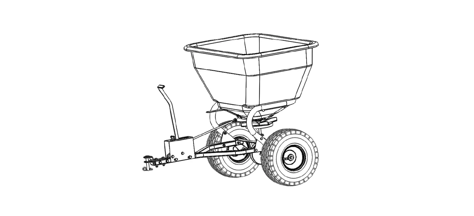 Precision Tbs7019 Trail Behind Broadcast Spreader Owner's Manual