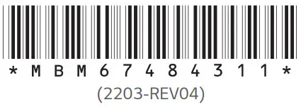 LG FS21GB OLED Gallery Stand - barcode