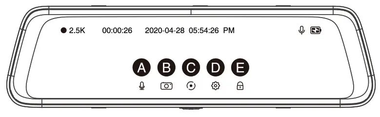 ThiEYE Dual Lens Mirro Dash Installation Instruction 7