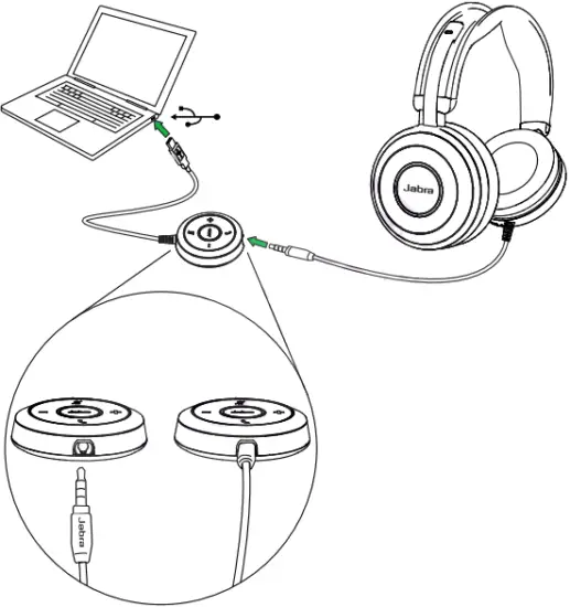 Jabra Evolve 80 - CONNECT TO PC 1