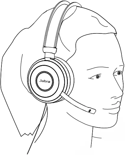 Jabra Evolve 80 - HOW TO WEAR