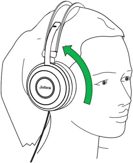 Jabra Evolve 80 - MICROPHONE POSITION 2