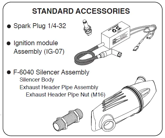 STANDARD ACCESSORIES