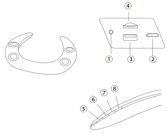 Dgl Group NK Sarina Behind Neck Wearable Soundbar -