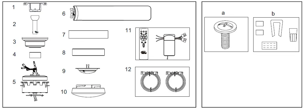 AirPro-P250003-Ceiling-Fan-Instruction-01