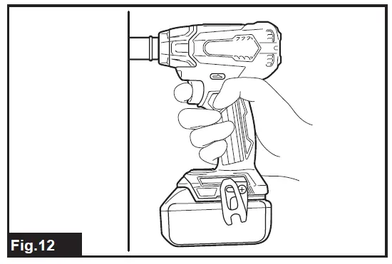 makita DTW181 18v Brushless Impact Wrench FIG 12